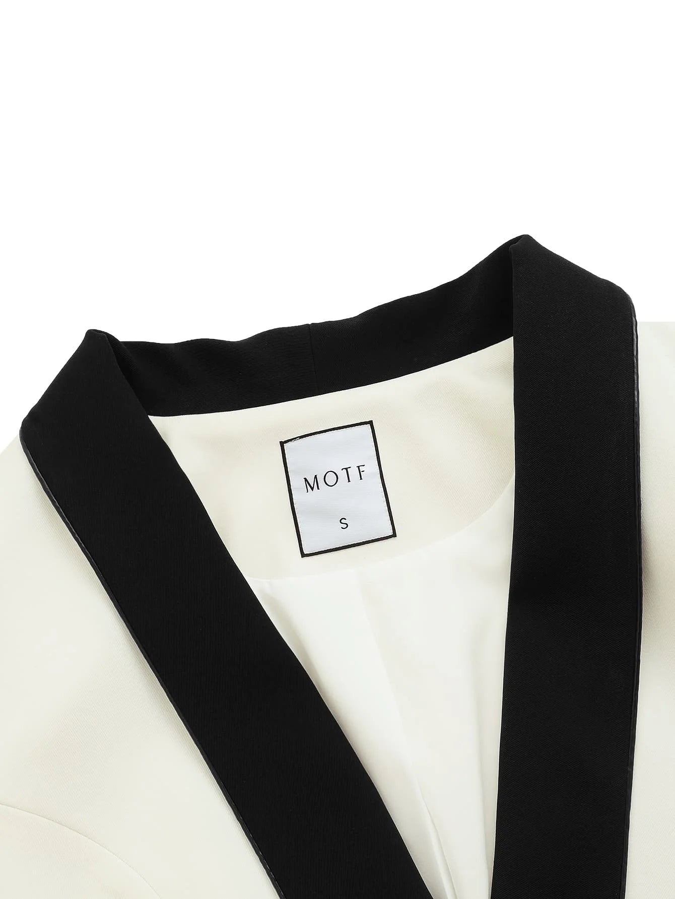 PREMIUM STRUCTURED CONTRAST COLLAR BLAZER