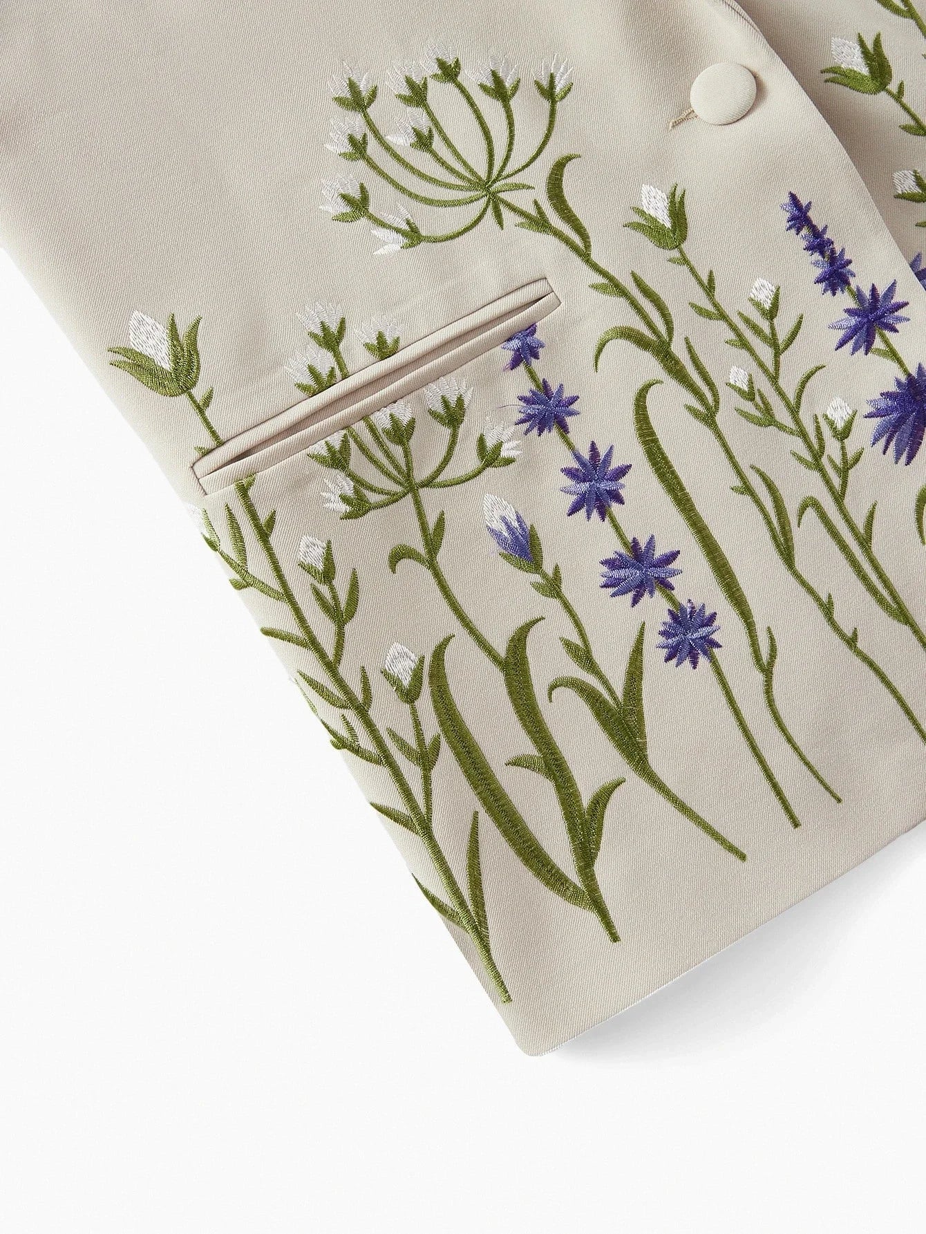 PREMIUM STRUCTURED FLORAL EMBROIDERY BLAZER