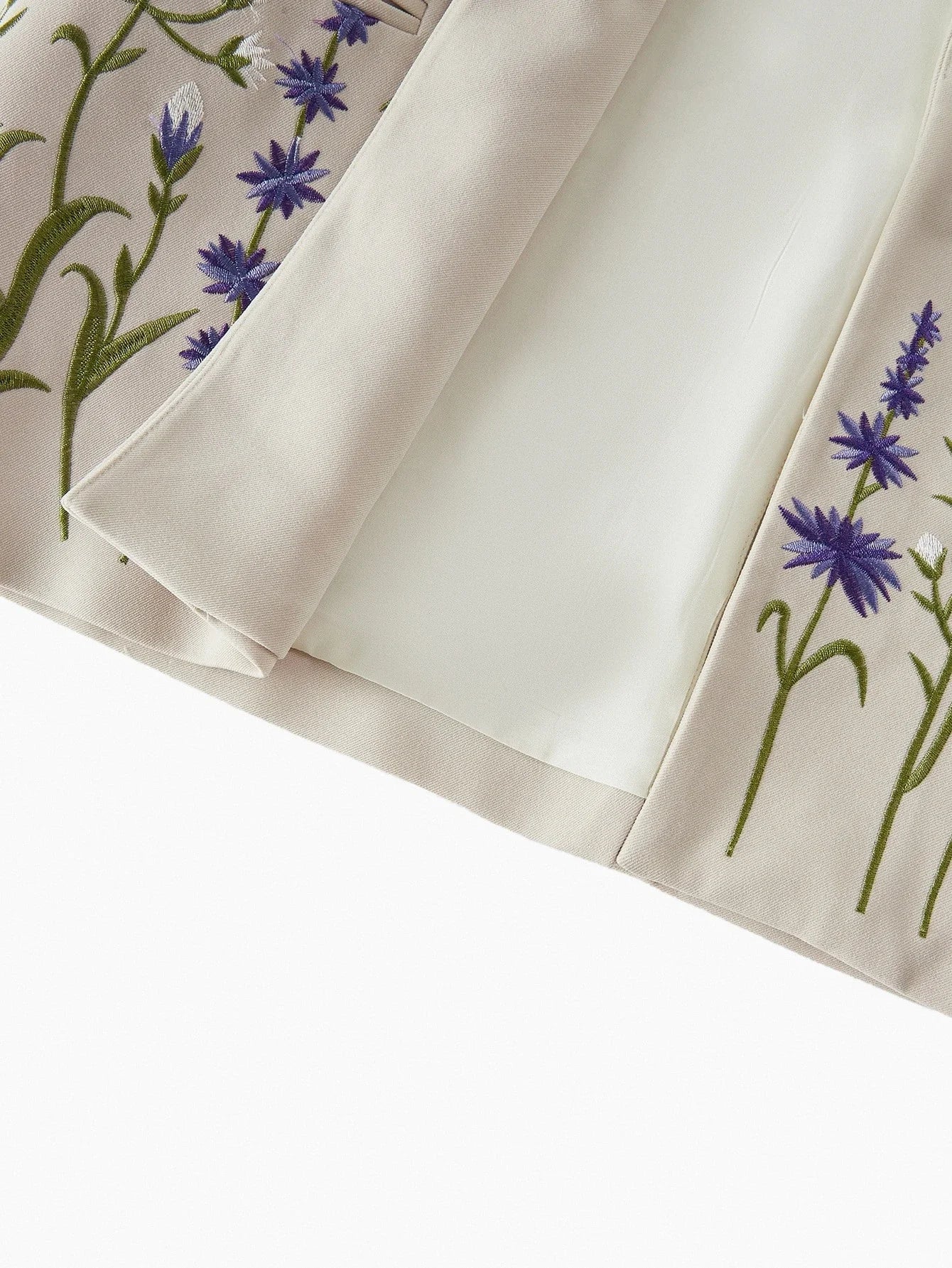 PREMIUM STRUCTURED FLORAL EMBROIDERY BLAZER