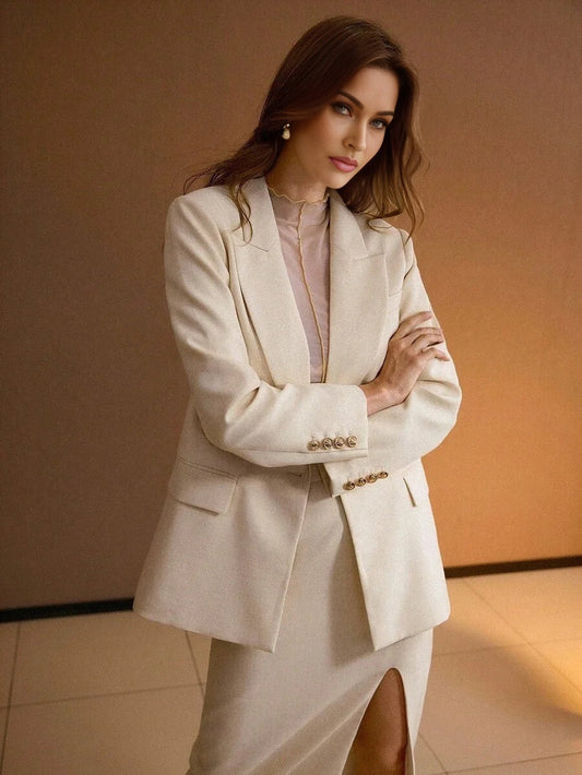 PREMIUM STRUCTURED SINGLE BREASTED BLAZER