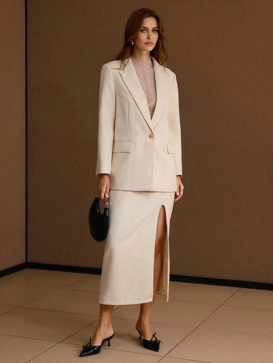 PREMIUM STRUCTURED SINGLE BREASTED BLAZER