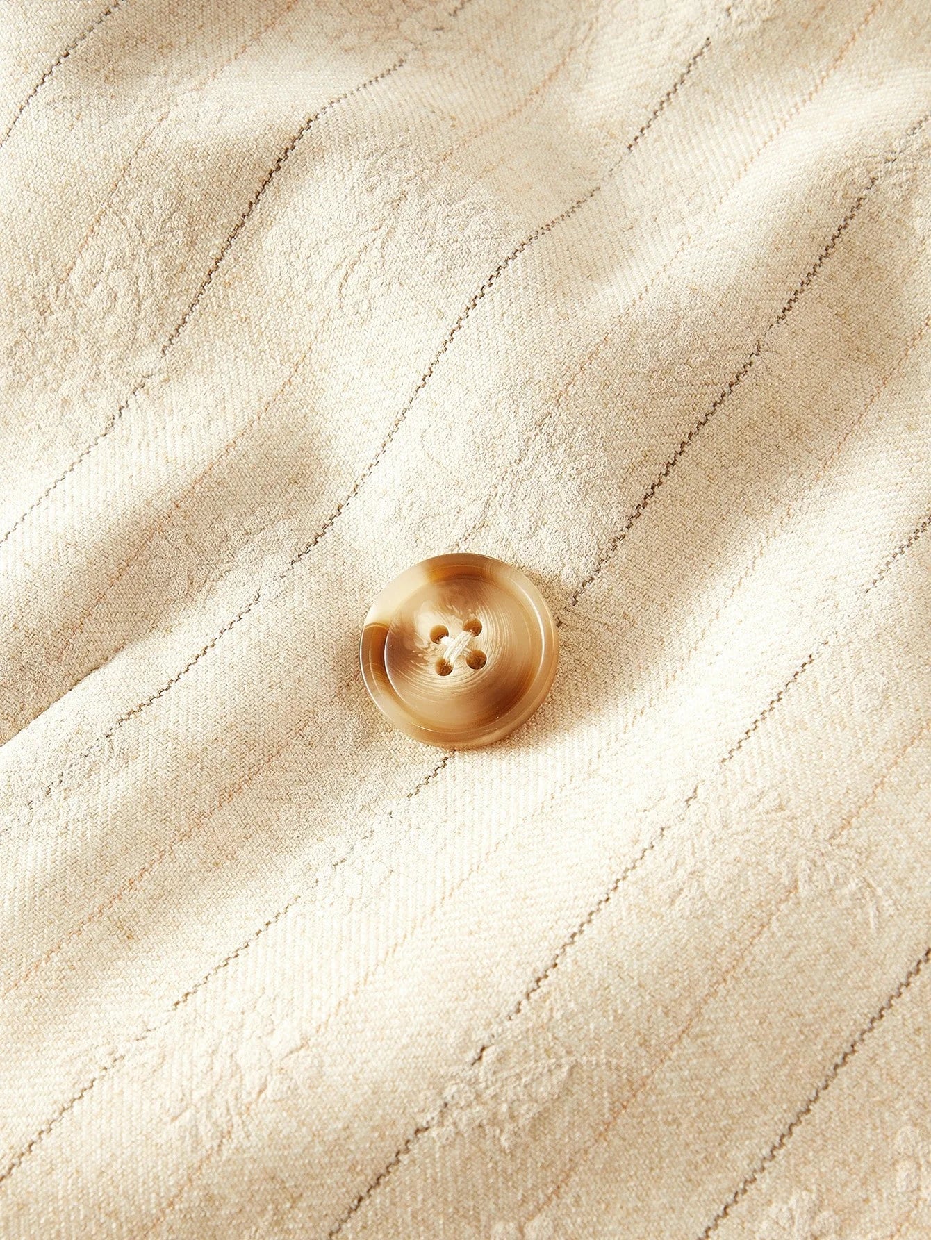 PREMIUM STRUCTURED STRIPED DOUBLE BREASTED BLAZER