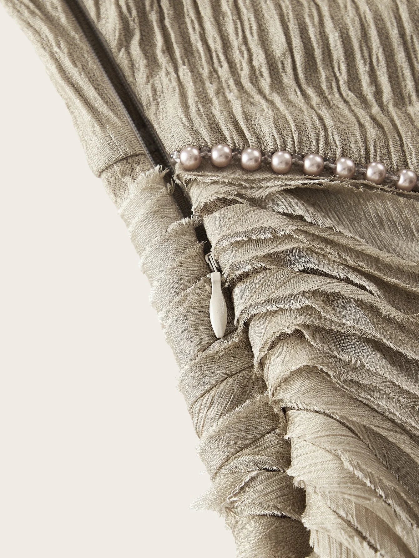 PREMIUM TEXTURED APPLIQUES CAMI DRESS