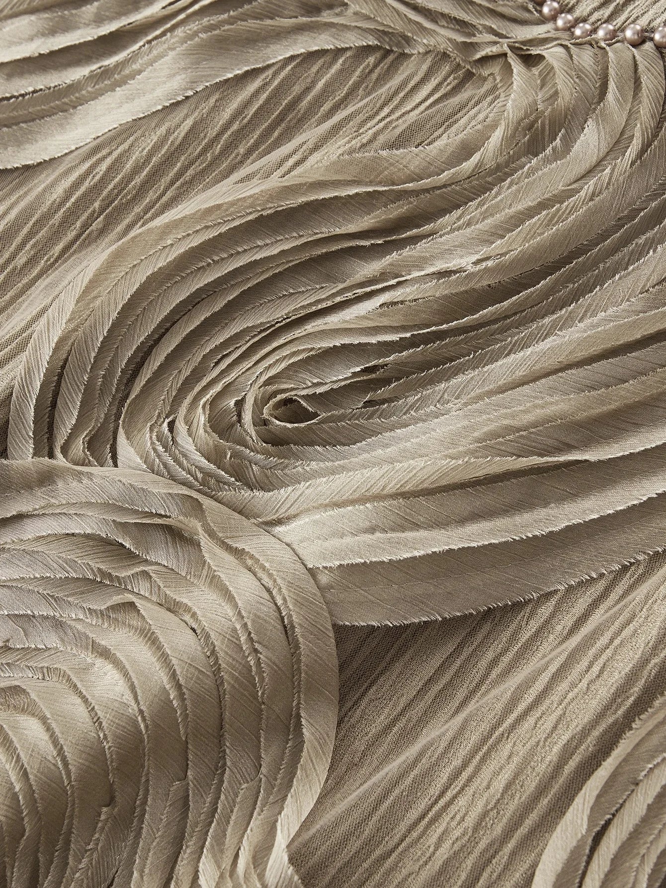 PREMIUM TEXTURED APPLIQUES CAMI DRESS