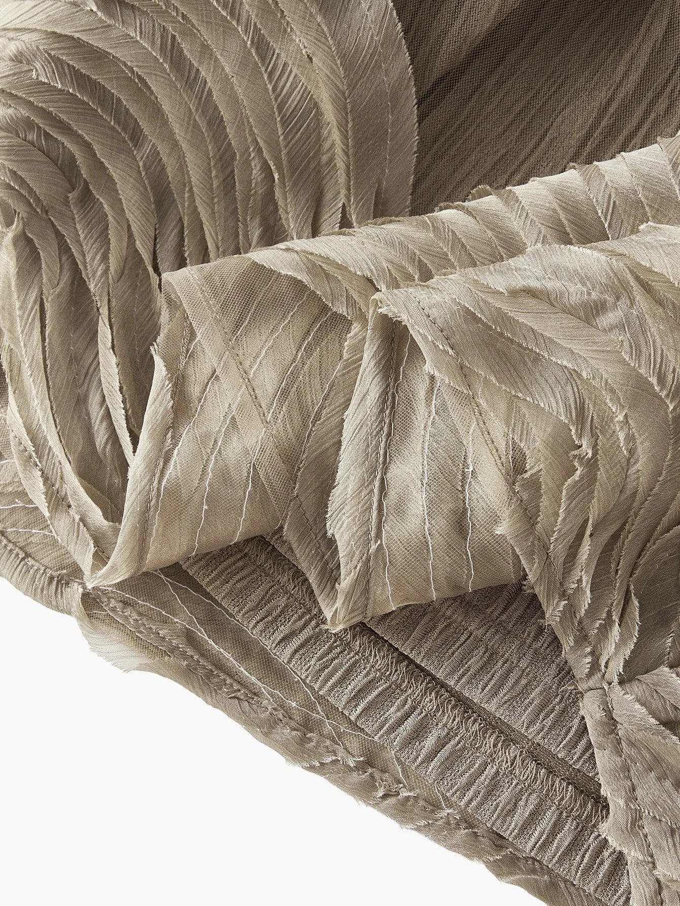 PREMIUM TEXTURED APPLIQUES CAMI DRESS