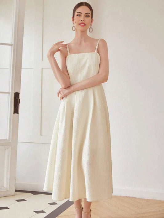 PREMIUM TEXTURED CAMI DRESS WITHOUT BELTSUMMER OUTFITS FOR BEACH VACATION