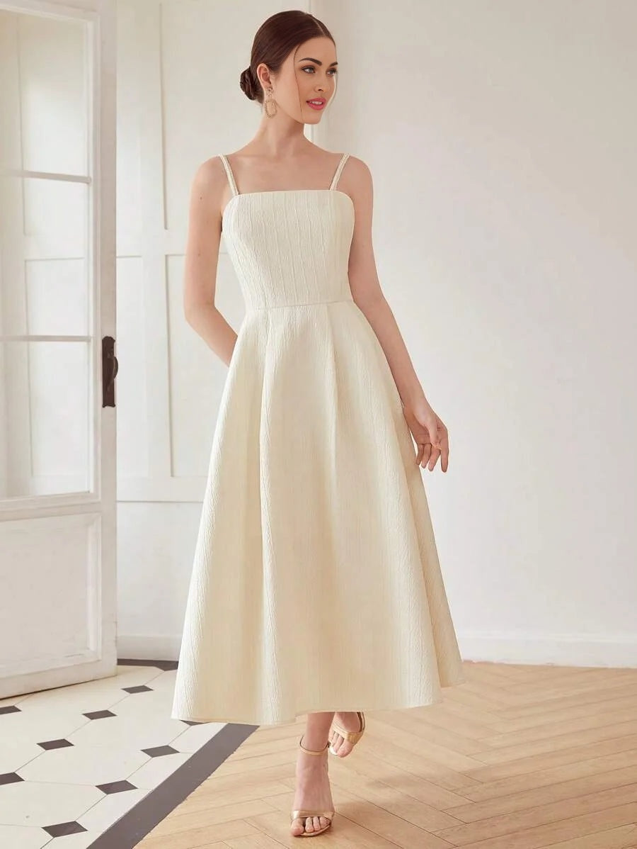 PREMIUM TEXTURED CAMI DRESS WITHOUT BELTSUMMER OUTFITS FOR BEACH VACATION