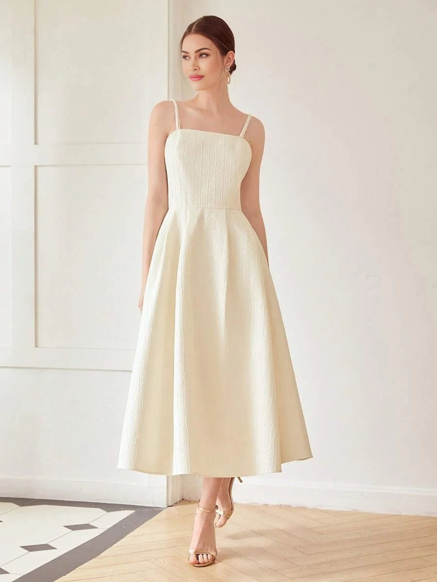 PREMIUM TEXTURED CAMI DRESS WITHOUT BELTSUMMER OUTFITS FOR BEACH VACATION