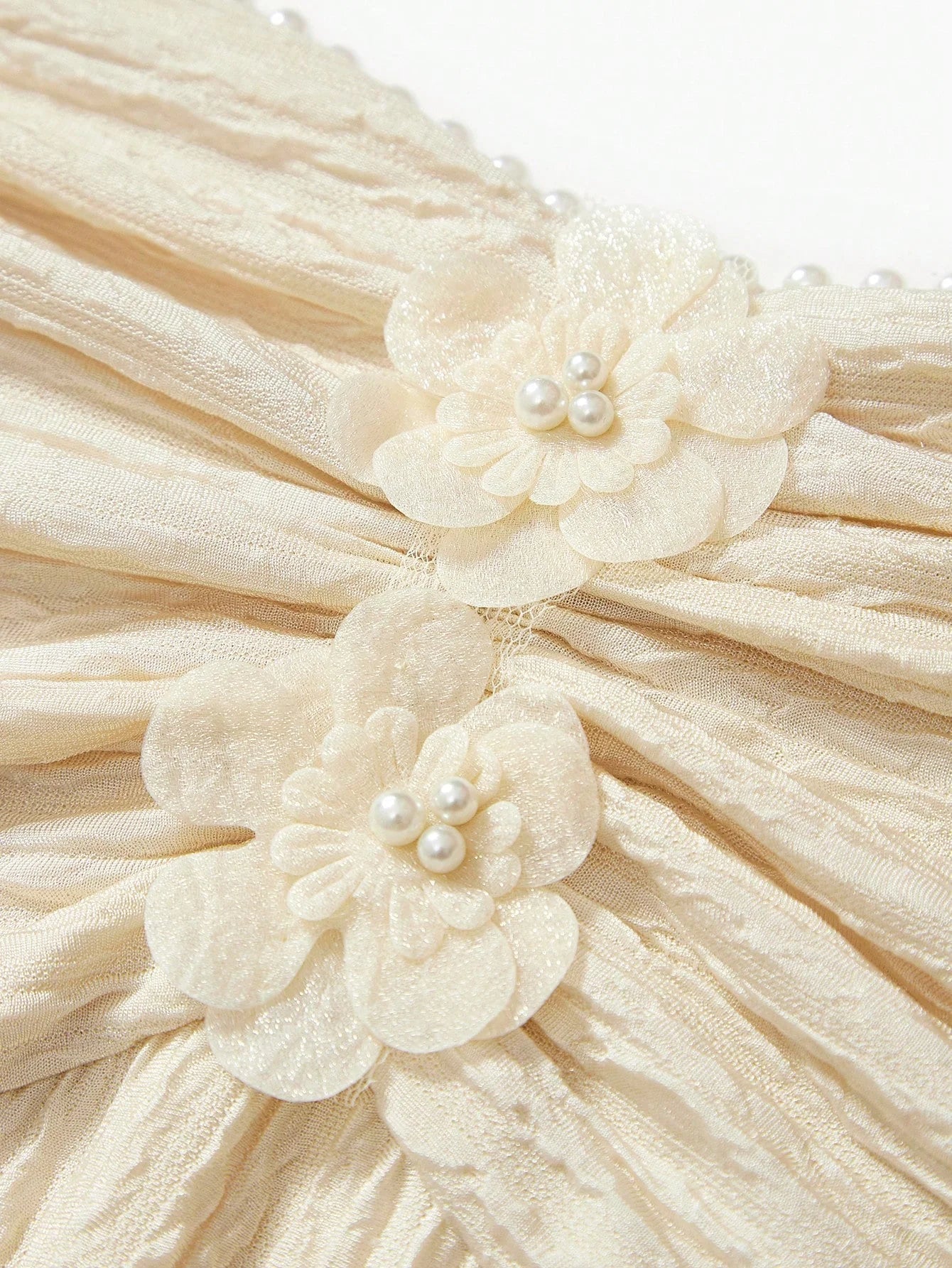 PREMIUM TEXTURED RUCHED CAMI DRESS