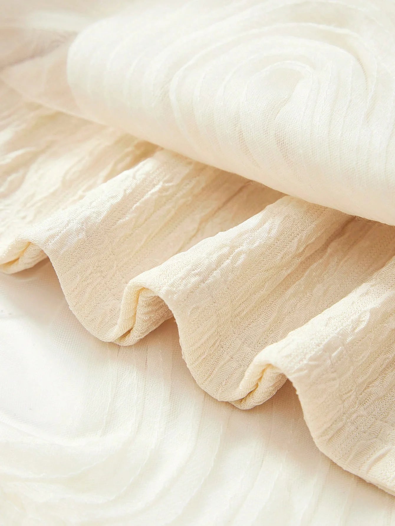 PREMIUM TEXTURED RUCHED CAMI DRESS