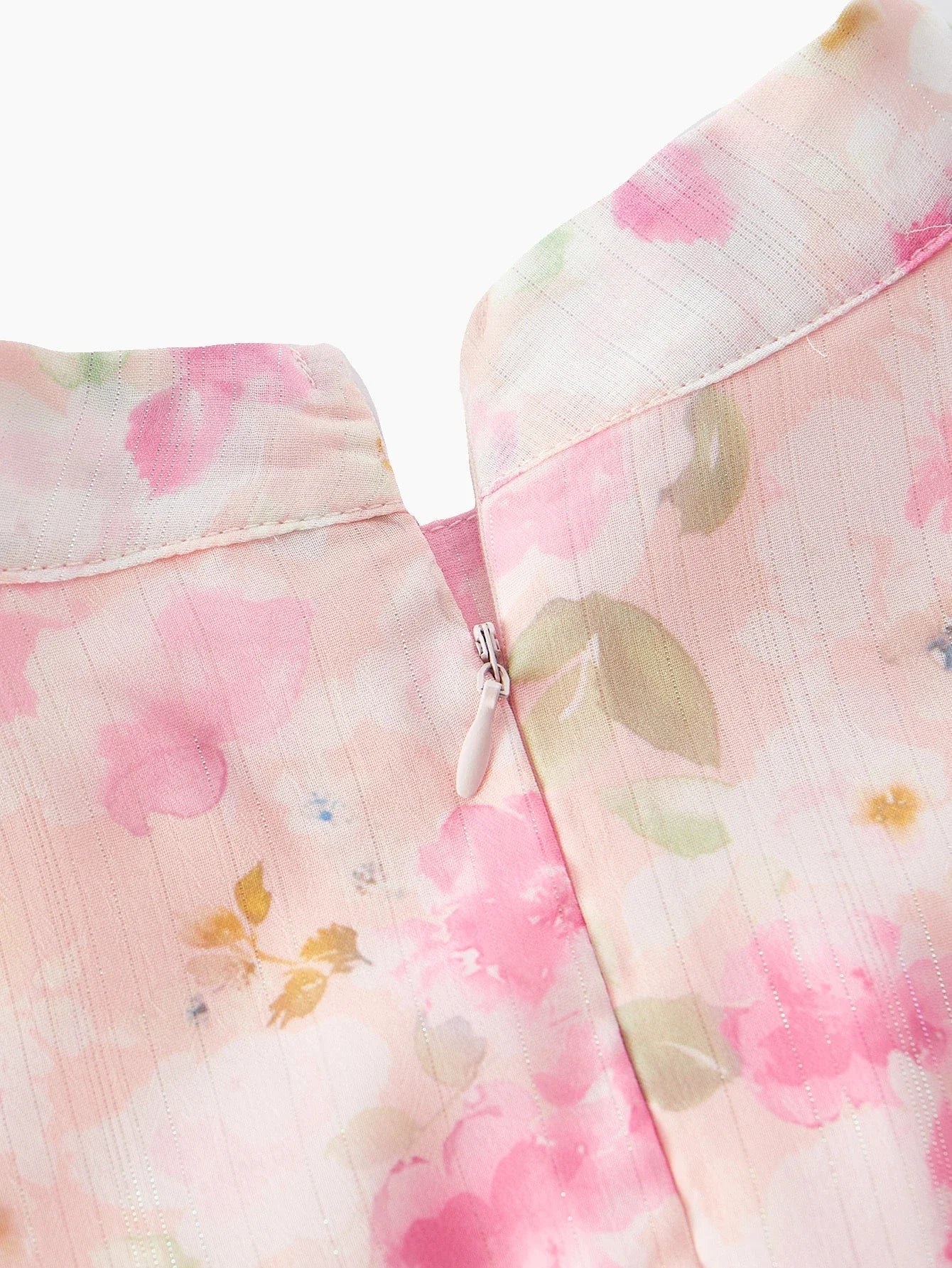 PREMIUM TIERED LAYER FLORAL PRINT DRESS