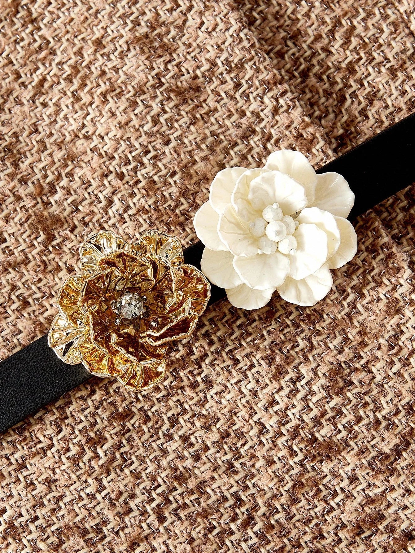 PREMIUM TWEED AUTUMNWINTER CONTRAST FAUX FUR WOOL BLEND MINI DRESS