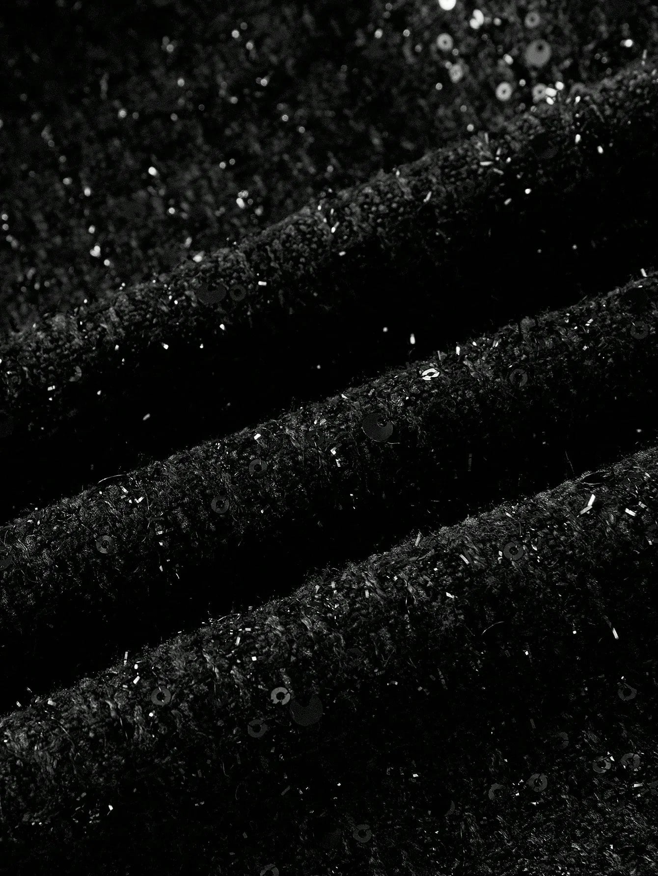 PREMIUM TWEED BUTTON FRONT PLEATED HEM DRESS