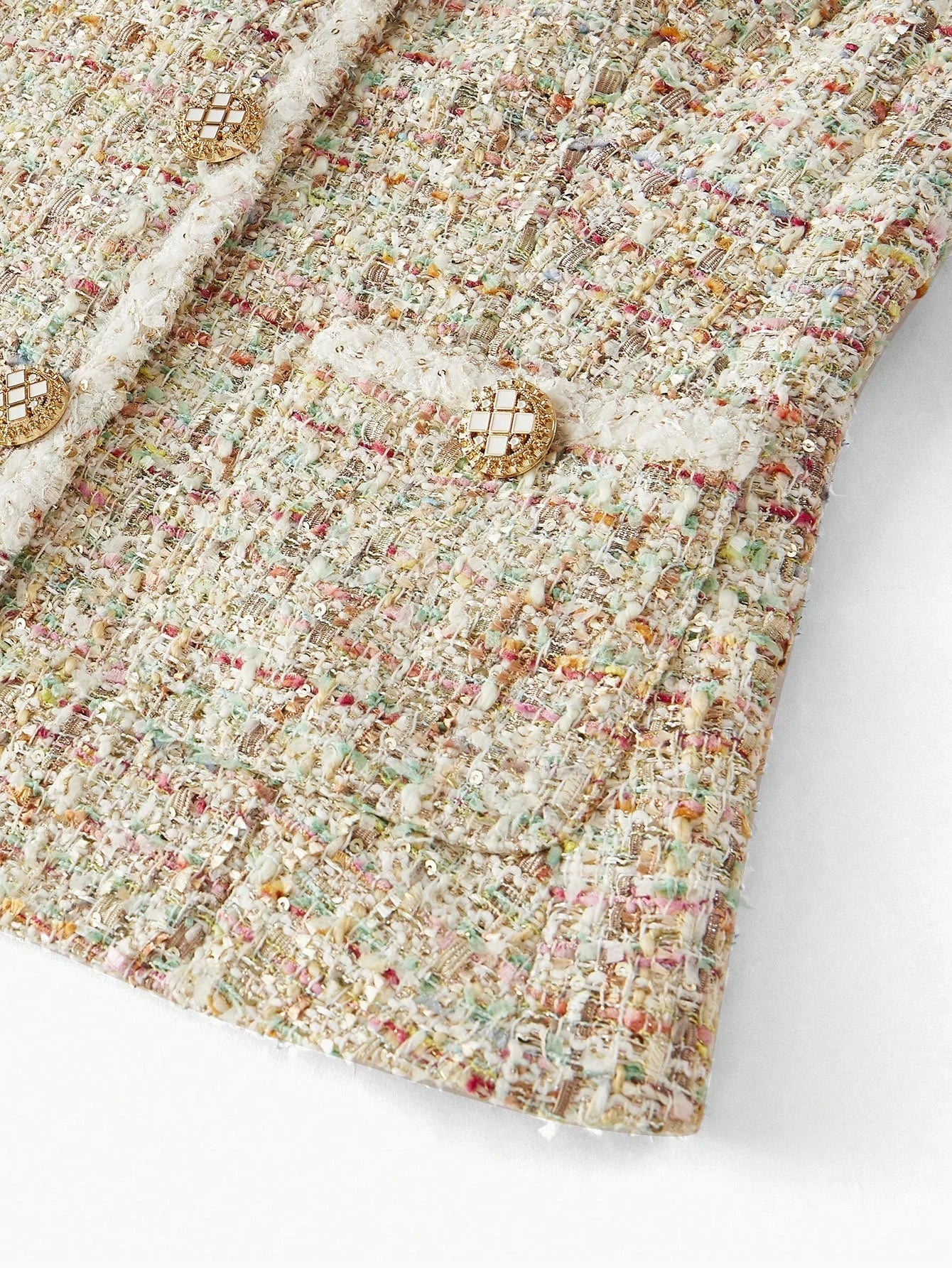 PREMIUM TWEED CONTRAST BINDING WAISTCOAT