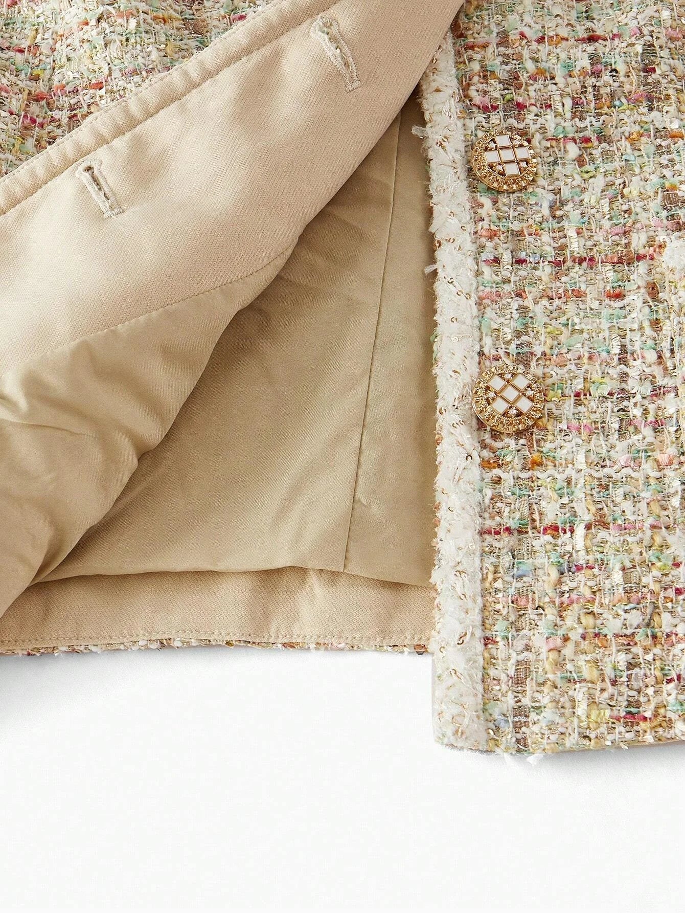 PREMIUM TWEED CONTRAST BINDING WAISTCOAT