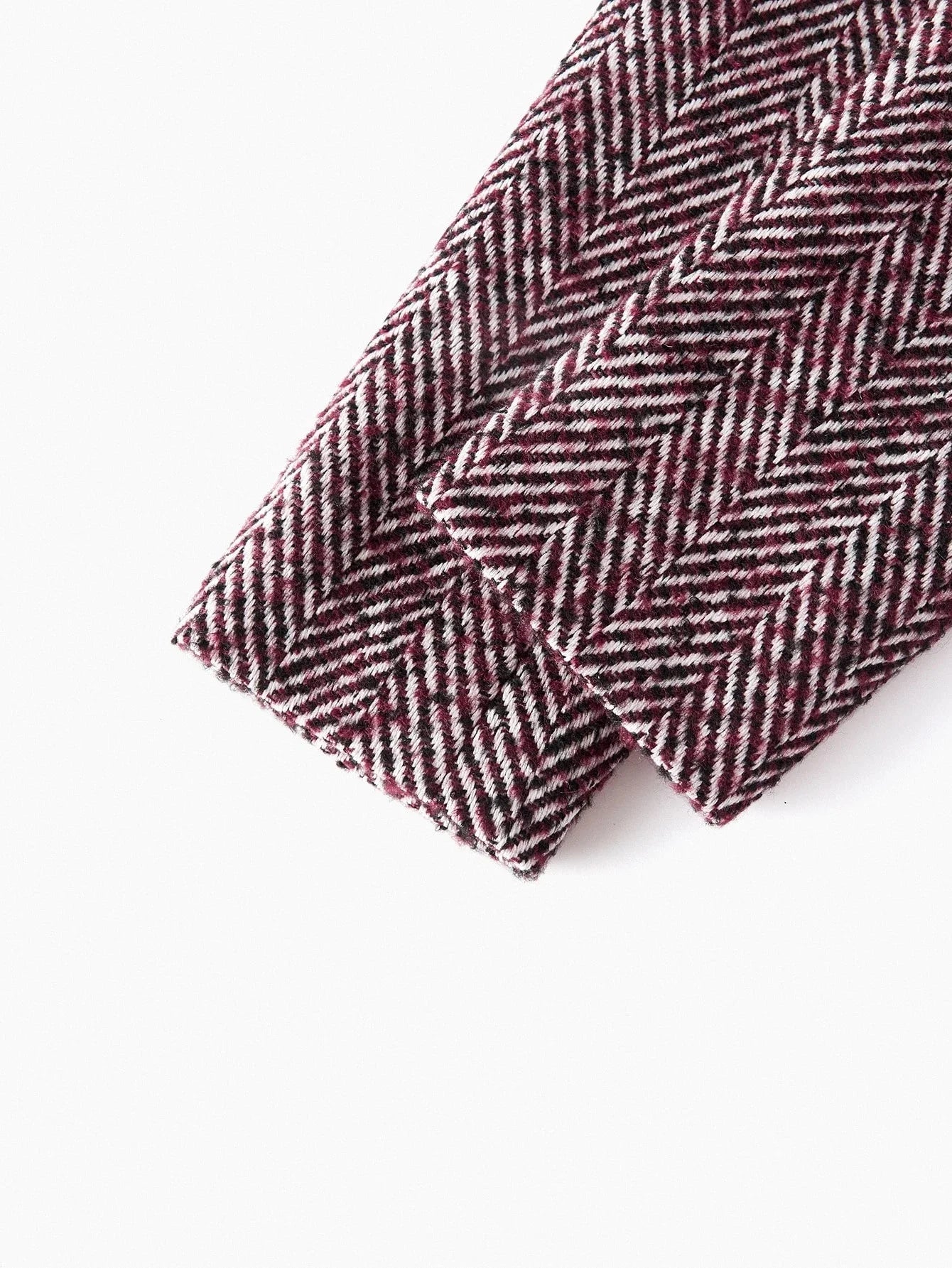 PREMIUM TWEED CONTRAST TRIM SHORT COAT AUTUMNWINTER