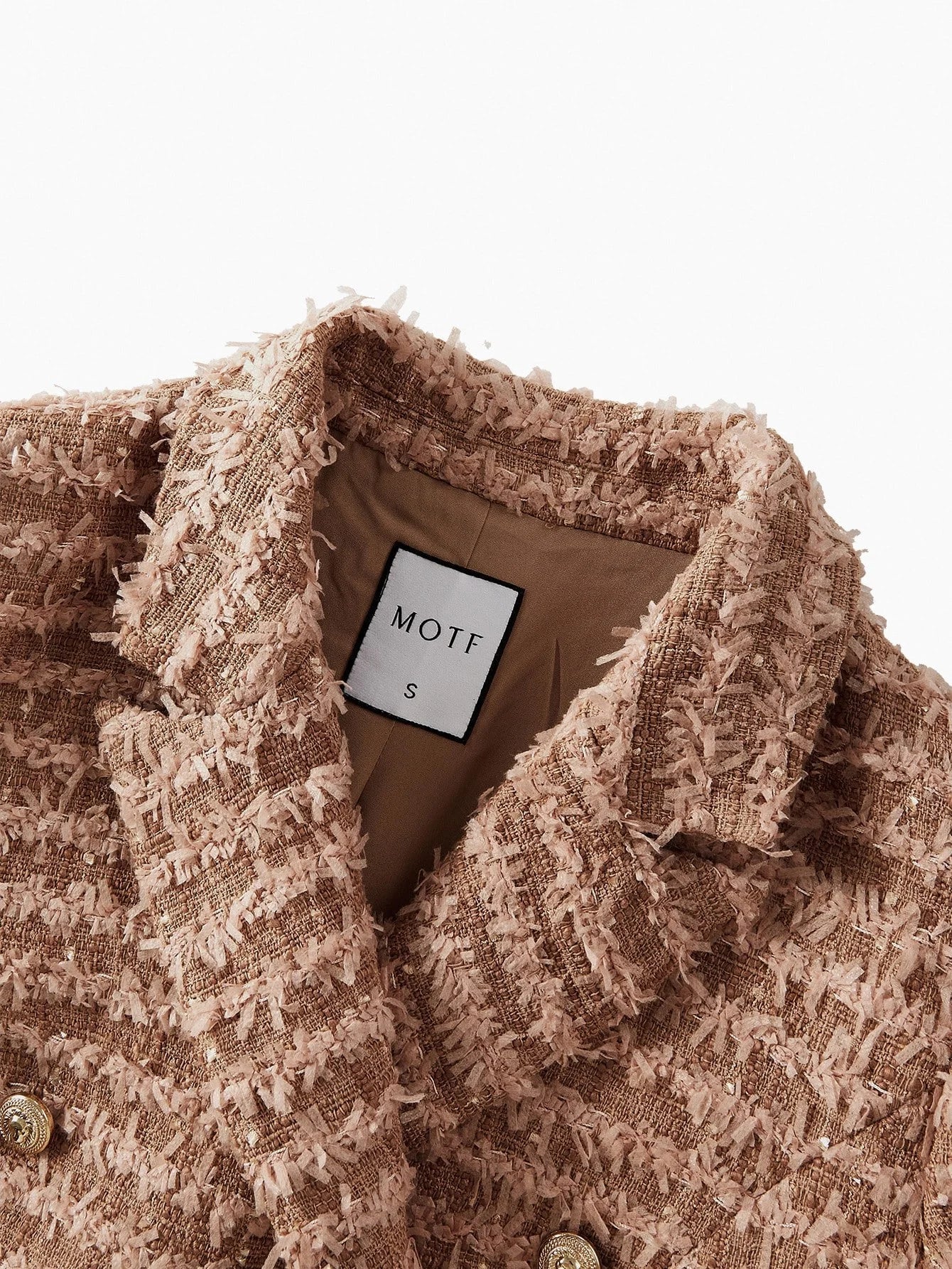 PREMIUM TWEED DOUBLE BREASTED BLAZER