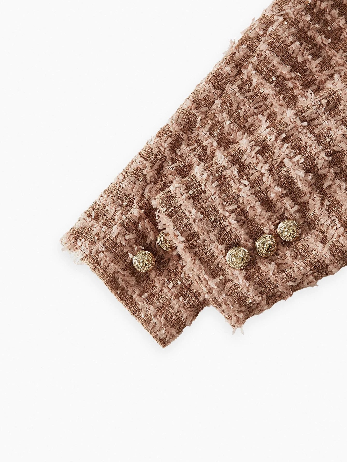 PREMIUM TWEED DOUBLE BREASTED BLAZER