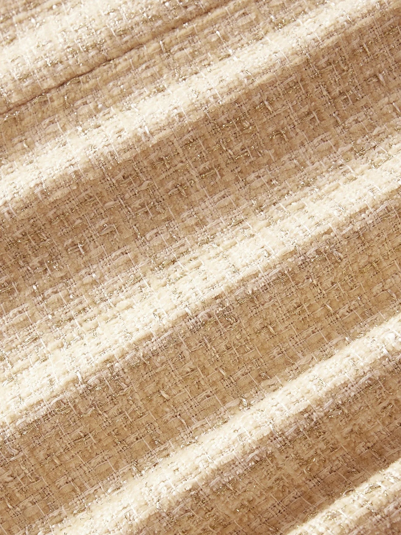 PREMIUM TWEED EMBROIDERED FLARE SLEEVE MINI DRESS