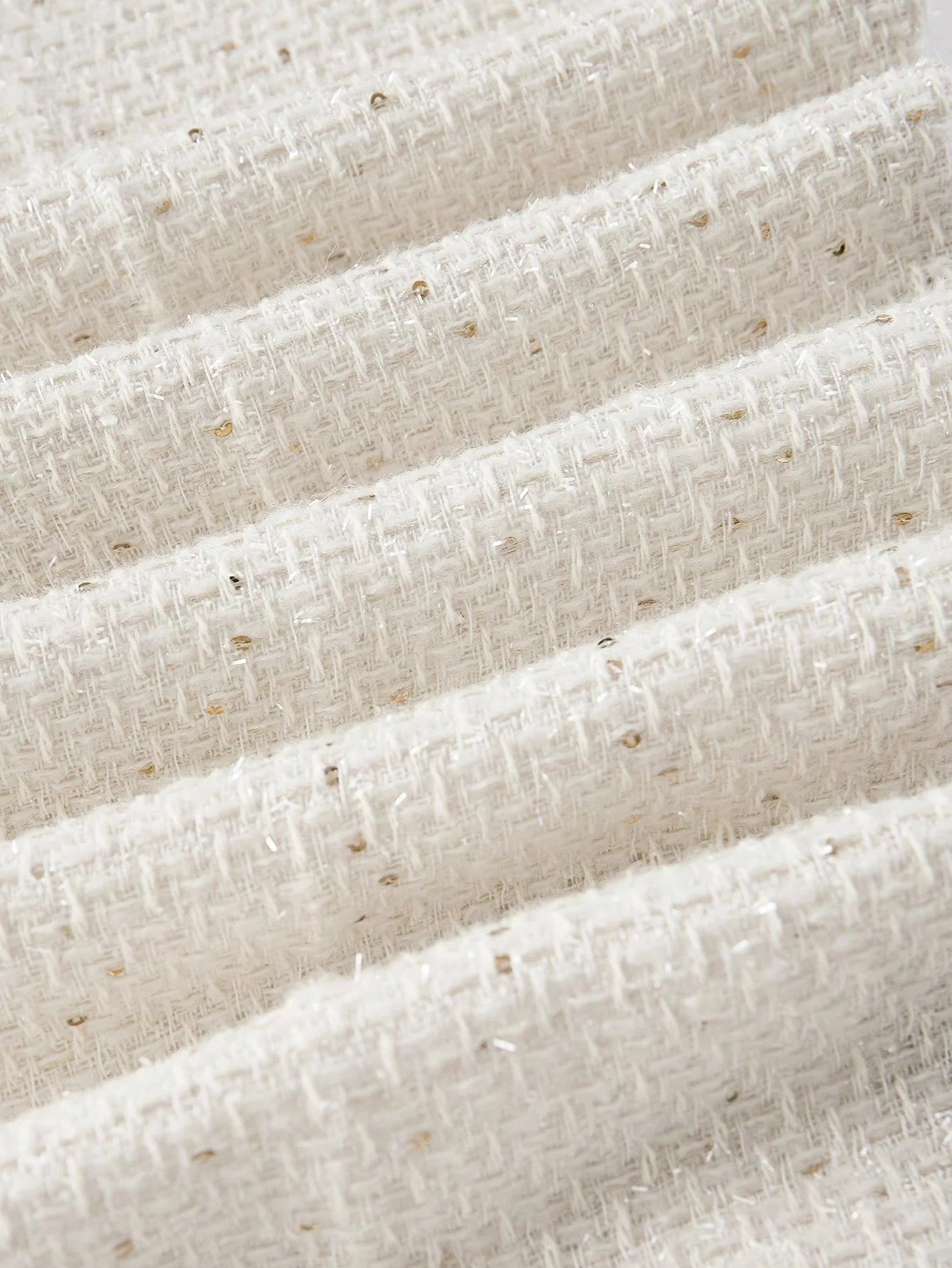 PREMIUM TWEED PEAK COLLAR FLAP DETAIL BLAZER