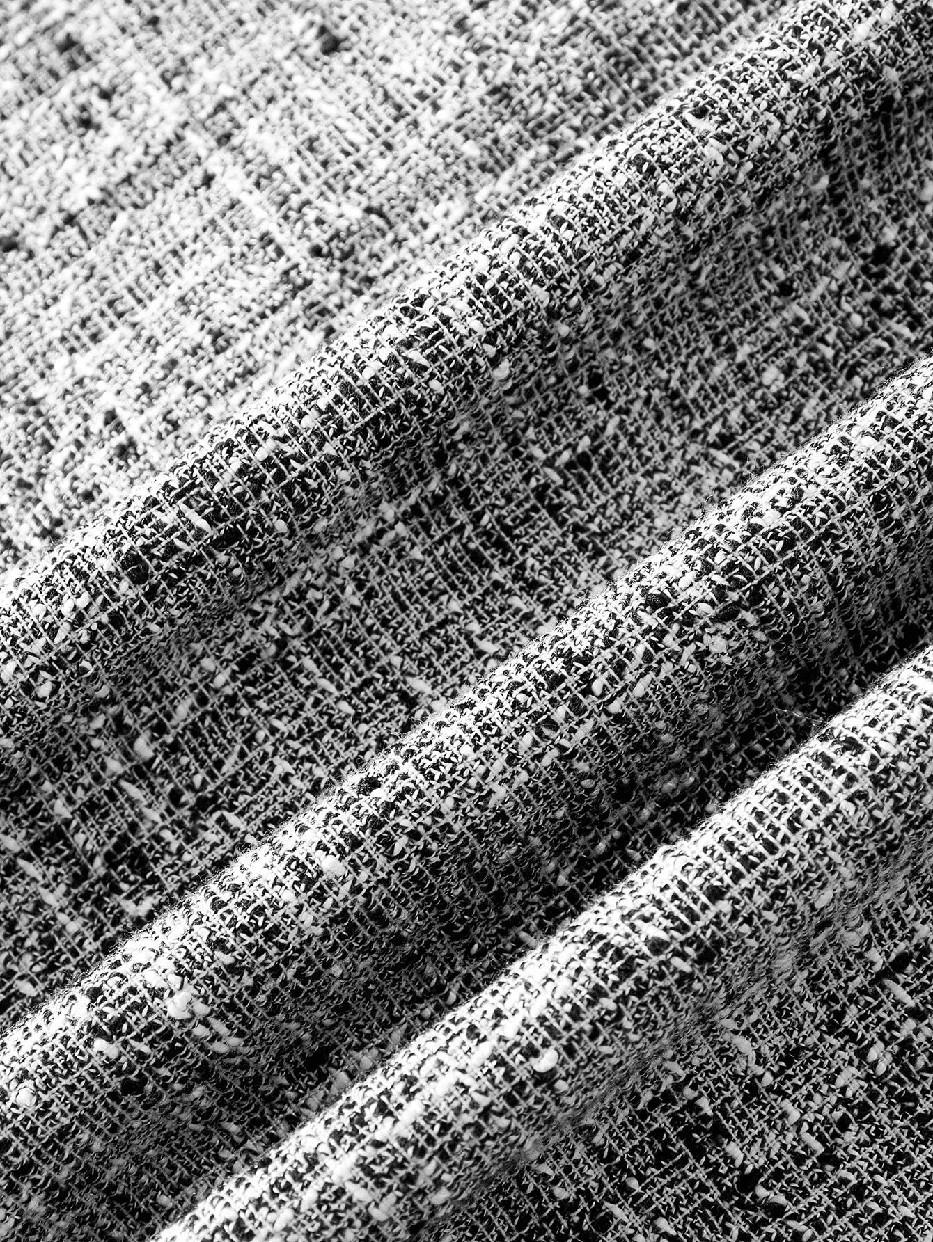 PREMIUM TWEED SPLIT HEM DRESS