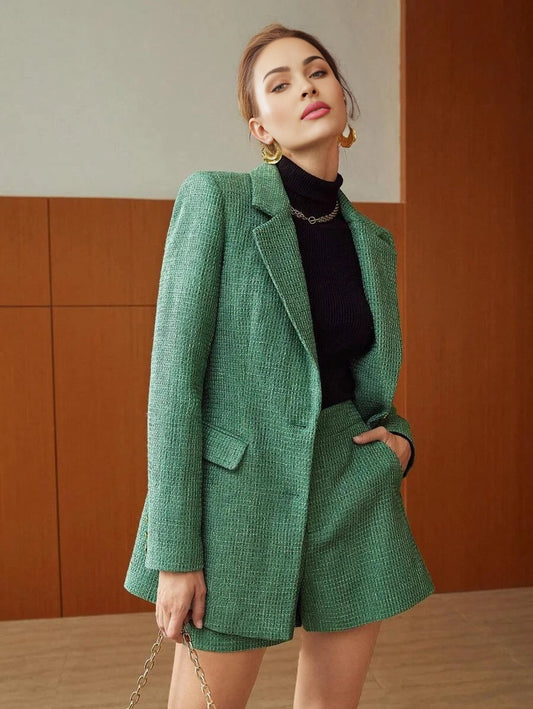 PREMIUM TWEED VISCOSEBLEND BLAZER