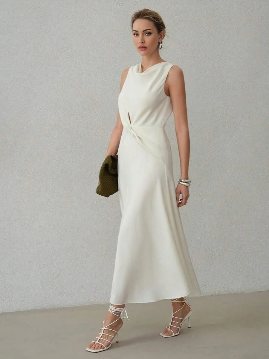 PREMIUM TWIST CUT OUT DRESS