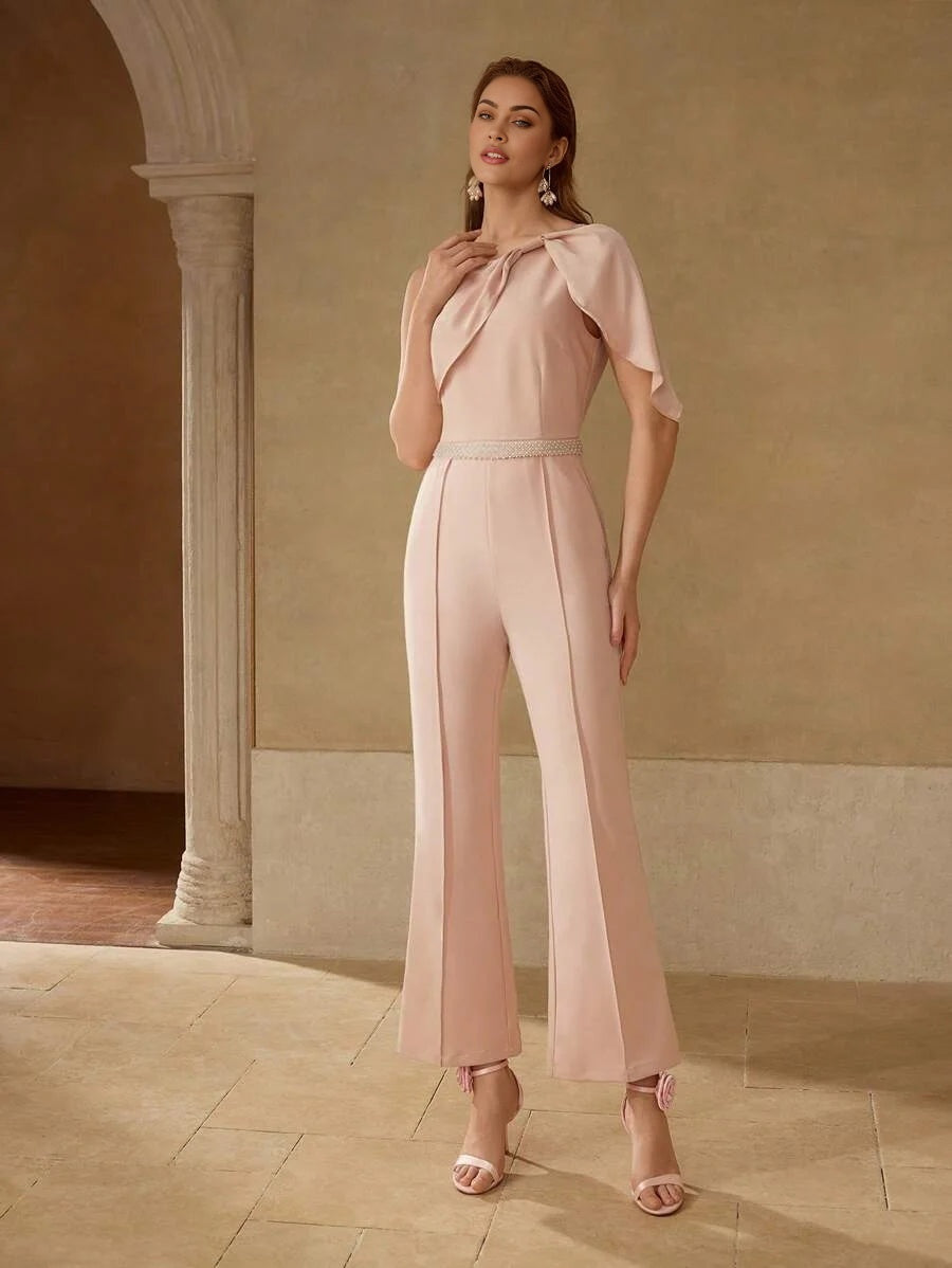 PREMIUM TWIST PINTUCK JUMPSUIT