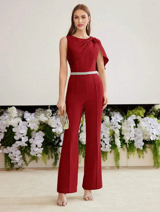 PREMIUM TWIST PINTUCK JUMPSUITS