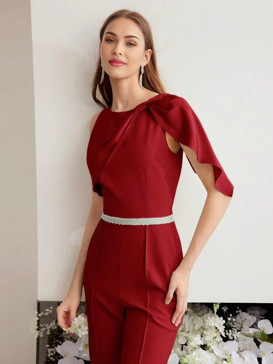 PREMIUM TWIST PINTUCK JUMPSUITS