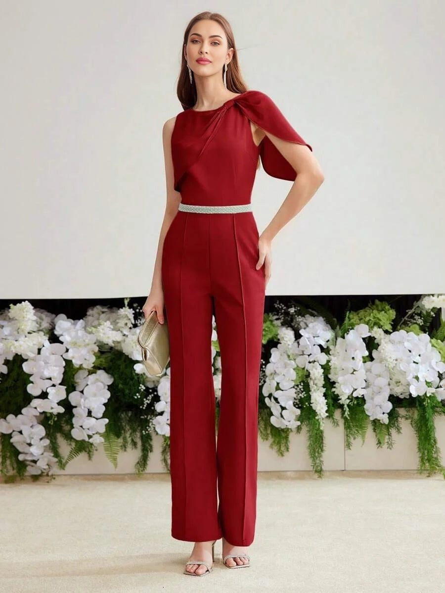 PREMIUM TWIST PINTUCK JUMPSUITS