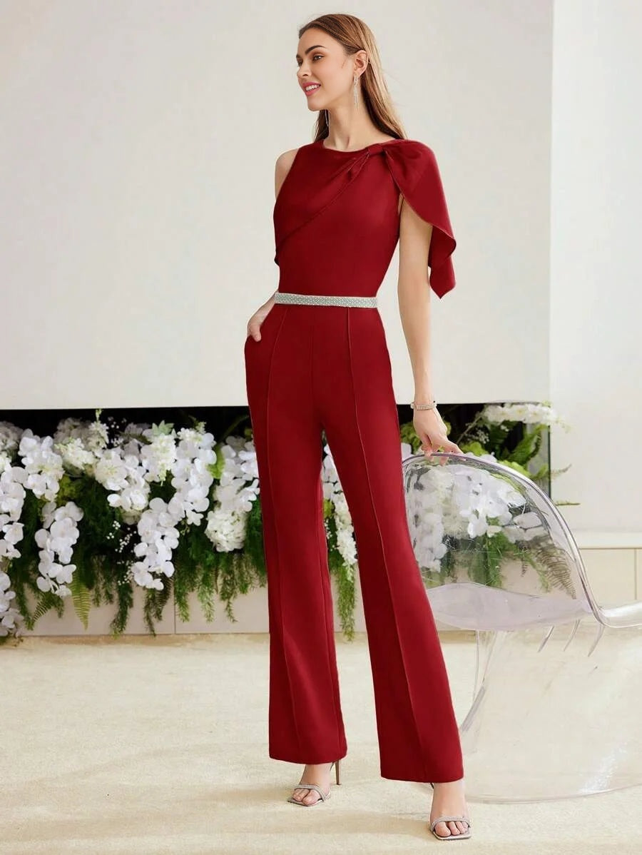 PREMIUM TWIST PINTUCK JUMPSUITS