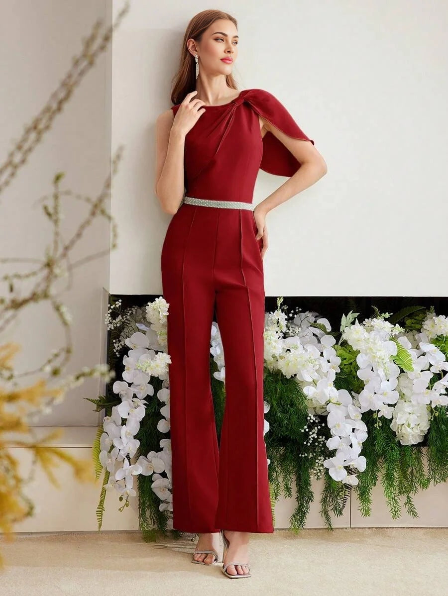 PREMIUM TWIST PINTUCK JUMPSUITS