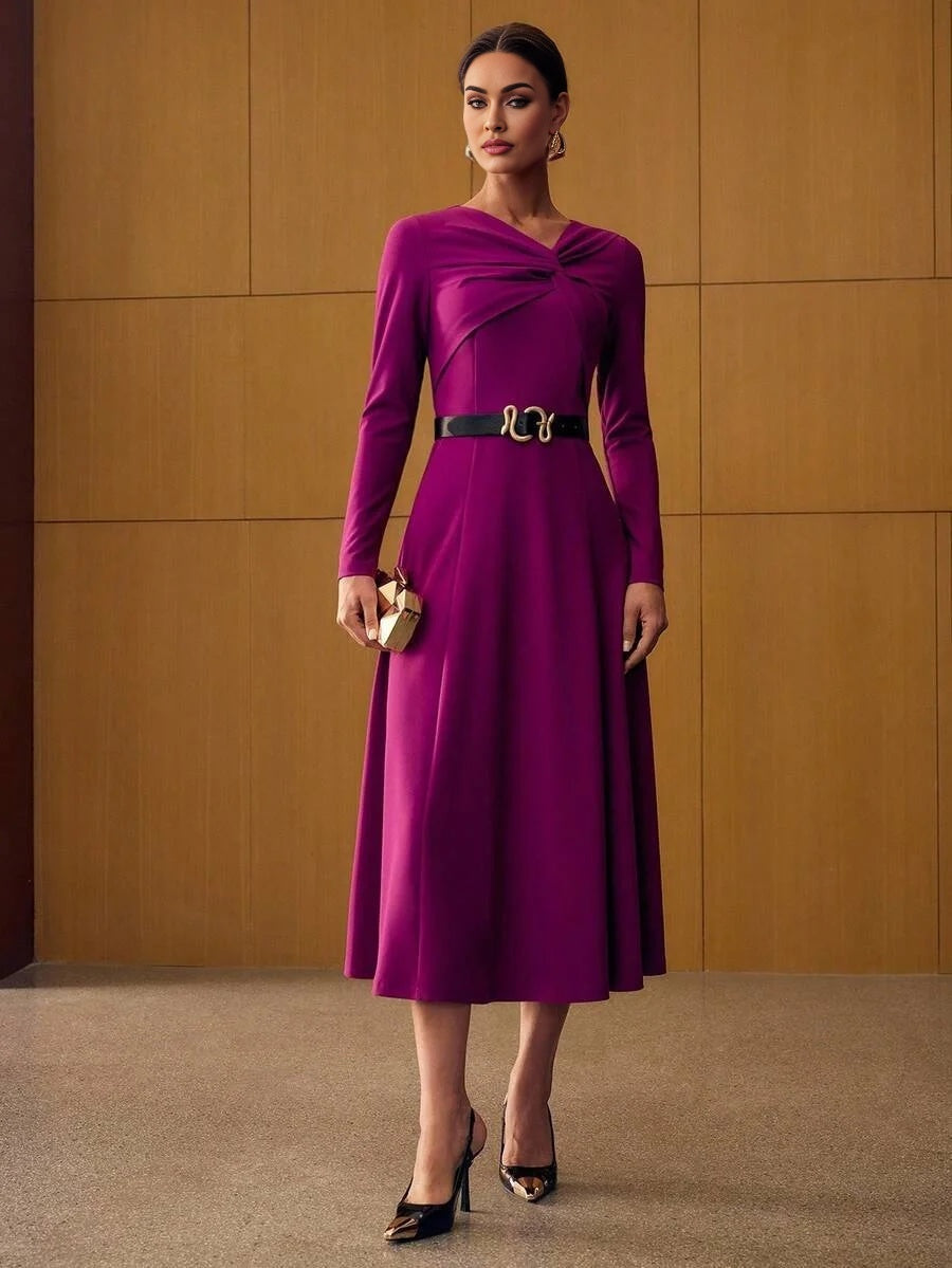 PREMIUM TWIST SLIM FIT DRESS