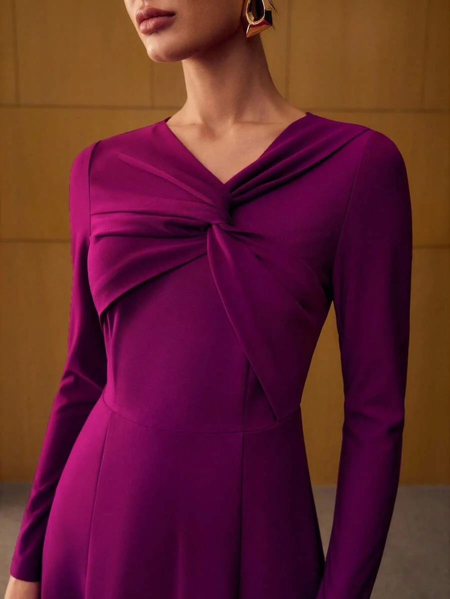 PREMIUM TWIST SLIM FIT DRESS