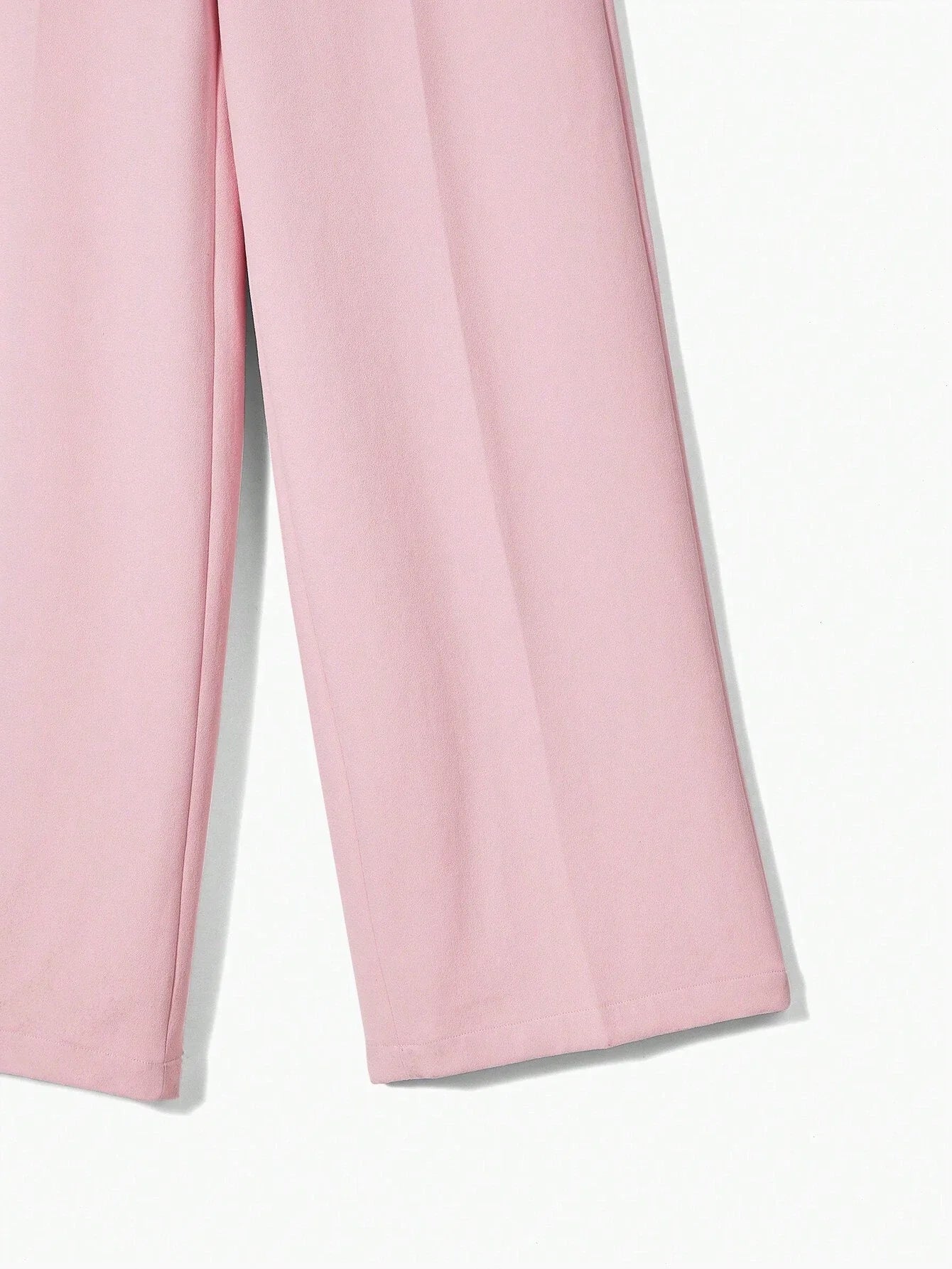 PREMIUM TWO TONE BUCKLE BELTED TUBE JUMPSUIT