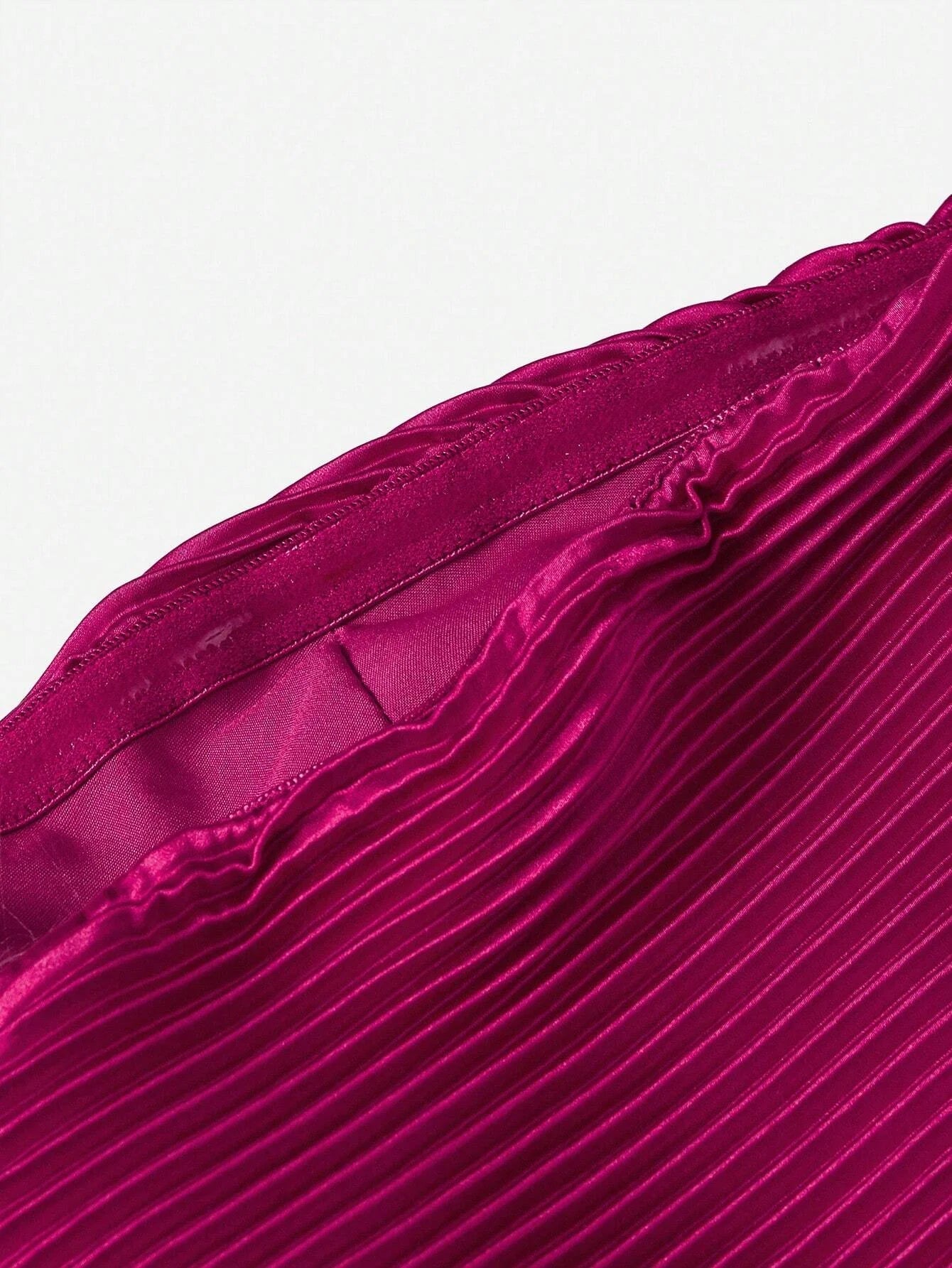 PREMIUM TWO TONE BUCKLE BELTED TUBE JUMPSUIT