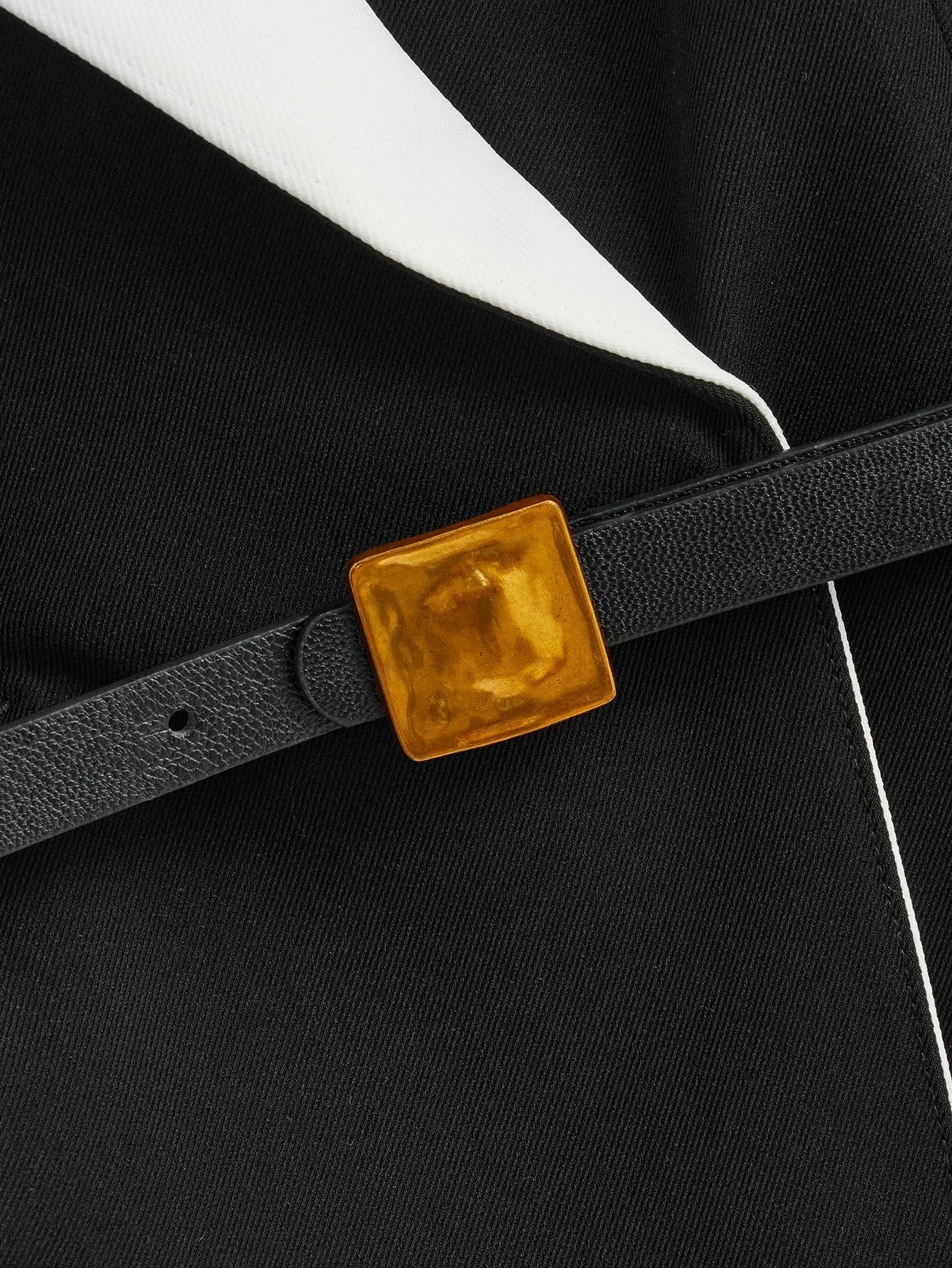 PREMIUM TWO TONE WRAP BELTED BLAZER