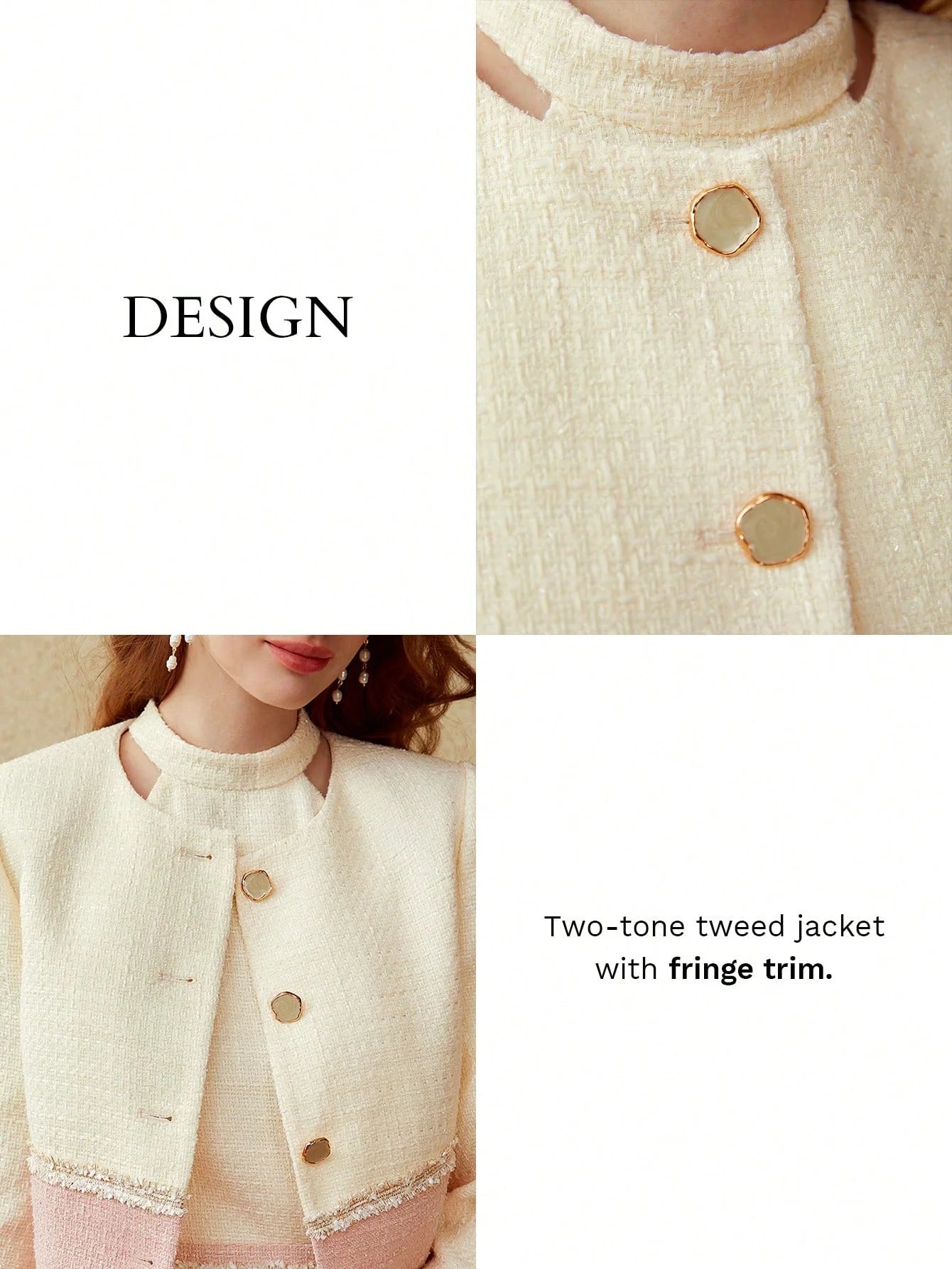 PREMIUM TWOTONE TWEED JACKET