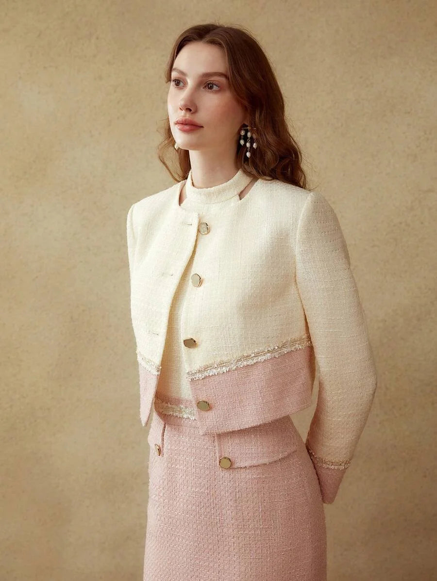 PREMIUM TWOTONE TWEED JACKET