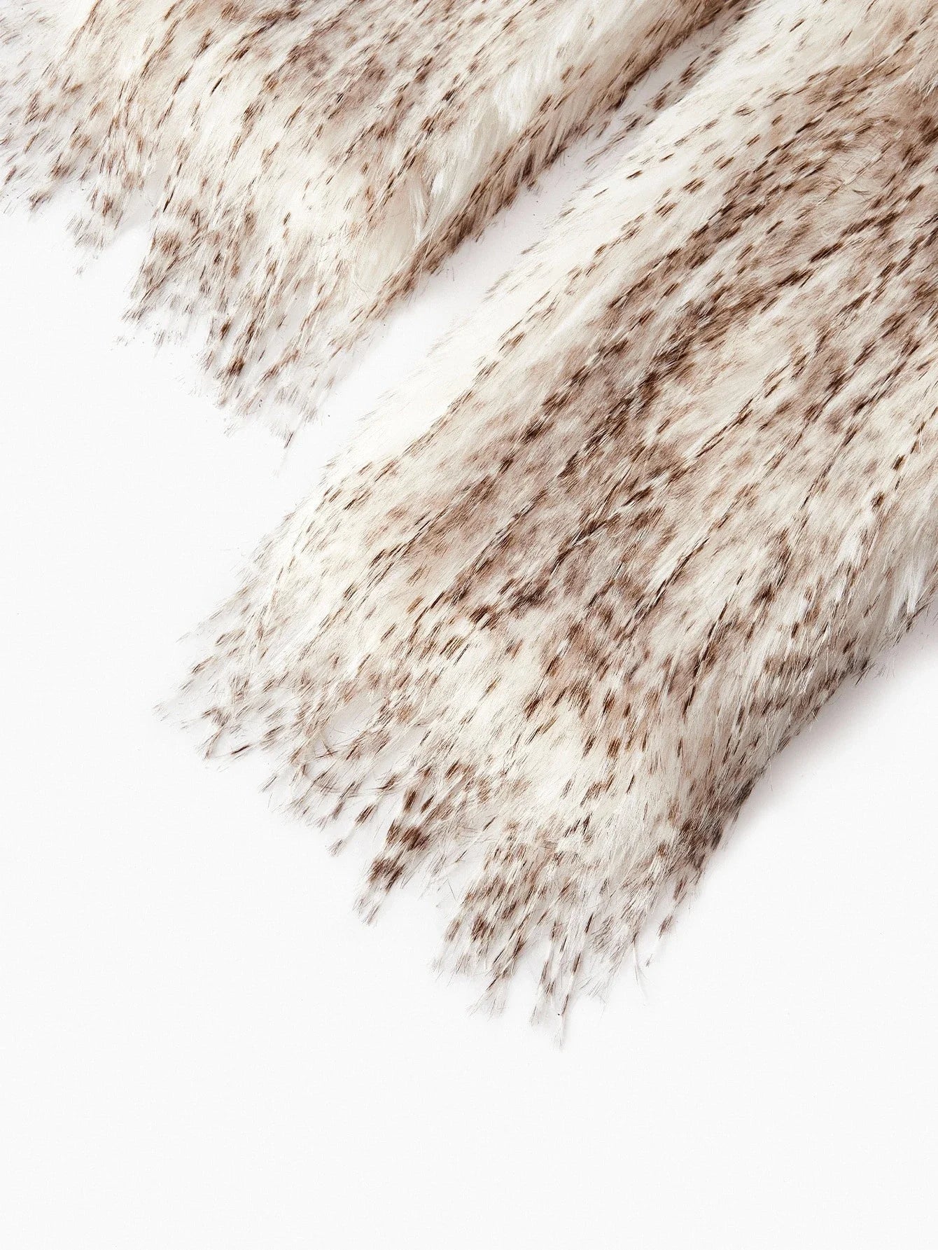 PREMIUM V NECK FAUX FUR COAT FALL WINTER