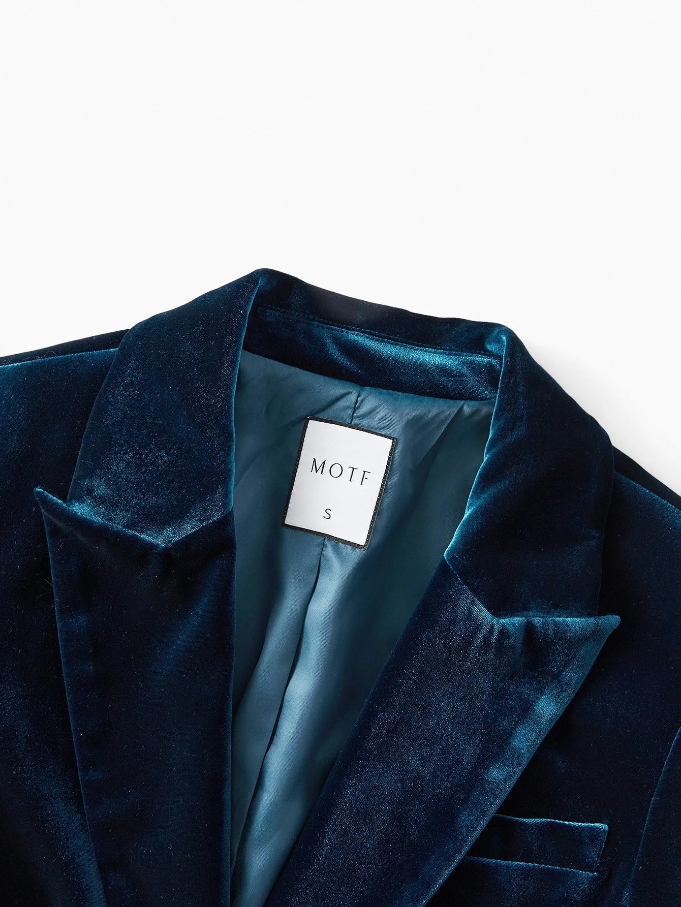 PREMIUM VELVET CONTRAST FAUX FUR STRUCTURED BLAZER AUTUMNWINTER