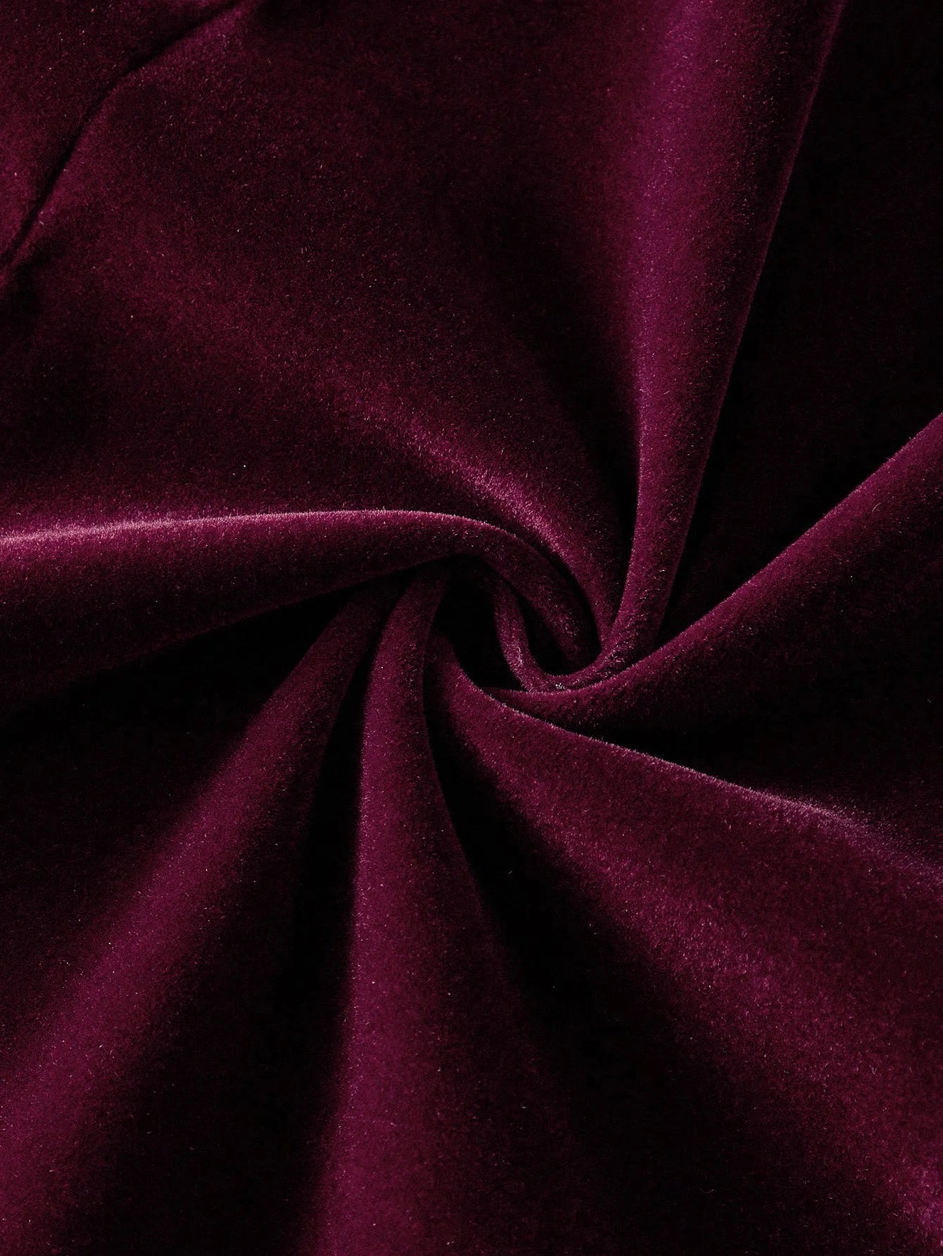 PREMIUM VELVET RHINESTONE TRIM PEAK COLLAR DOUBLE BREASTED PLACKET BLAZER