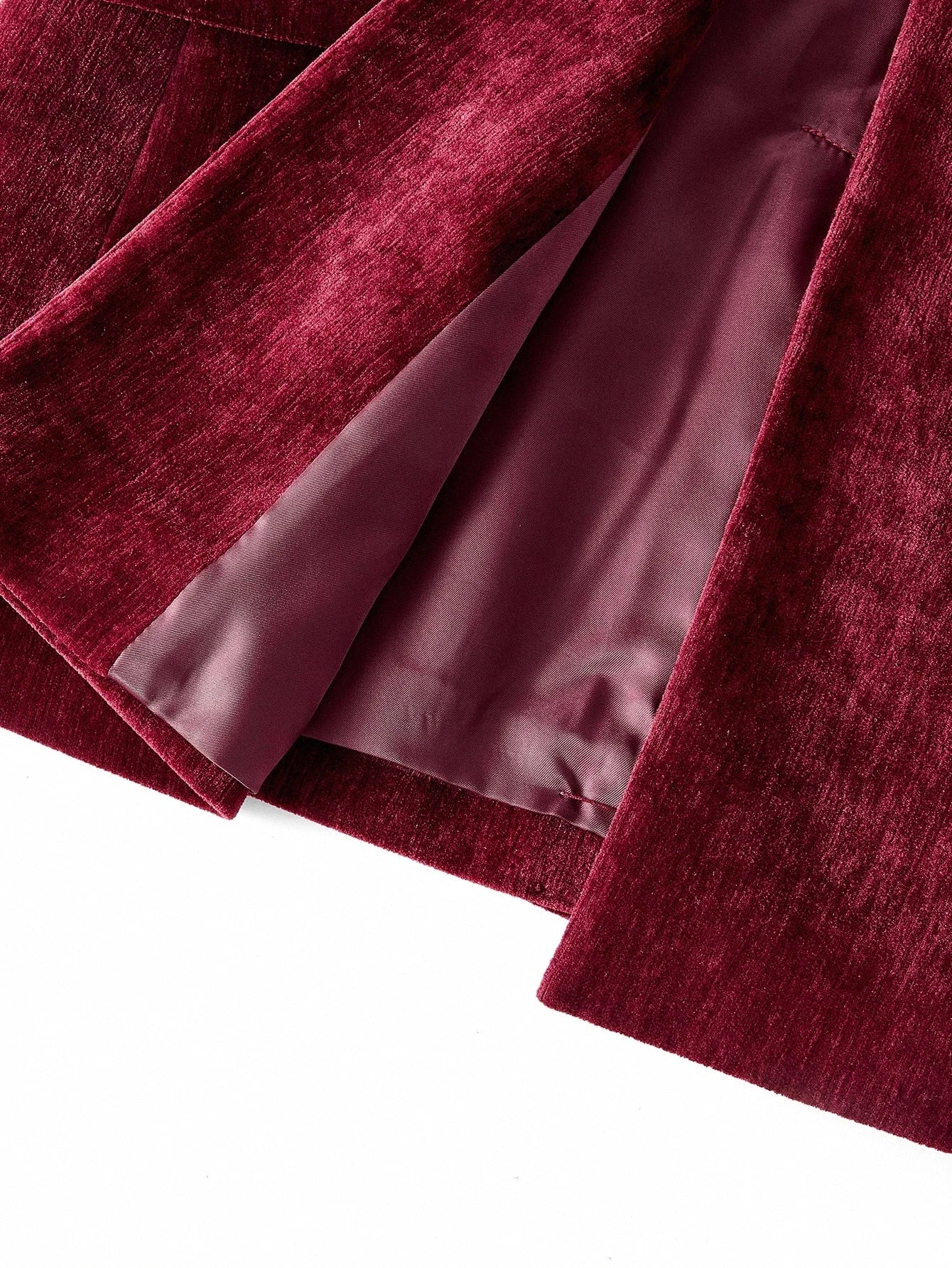 PREMIUM VELVET SINGLE BUTTON BLAZER