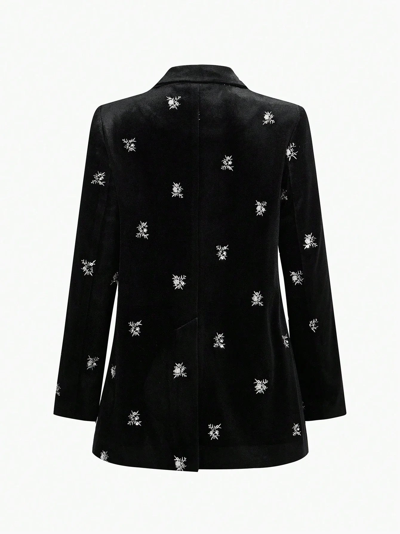 PREMIUM VELVET SINGLE BUTTON STRUCTURED BLAZER