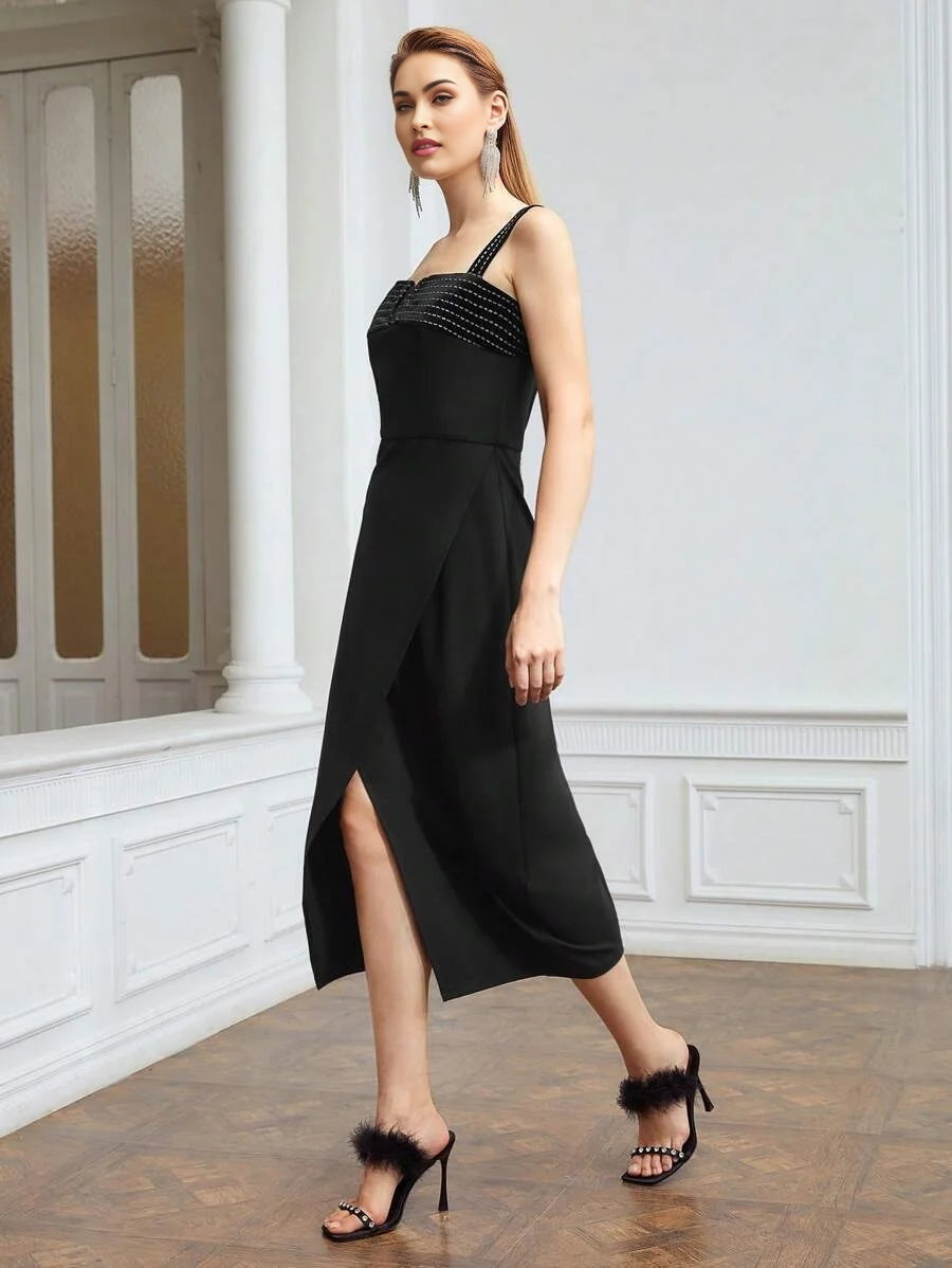 PREMIUM VISCOSE CAMI VCUT DRESS