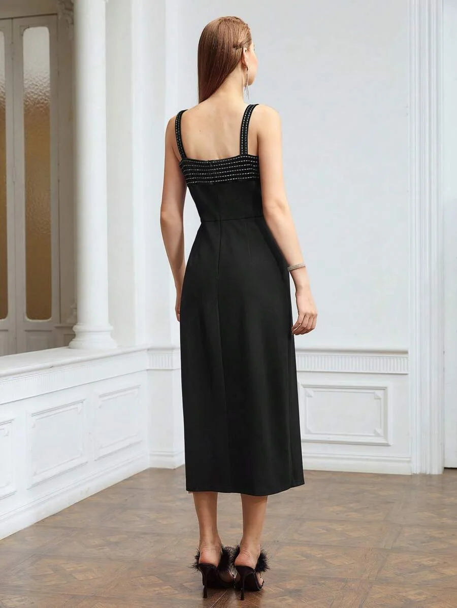 PREMIUM VISCOSE CAMI VCUT DRESS