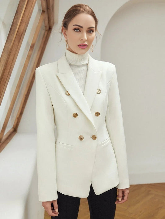 PREMIUM VISCOSE DOUBLE BREASTED BLAZER