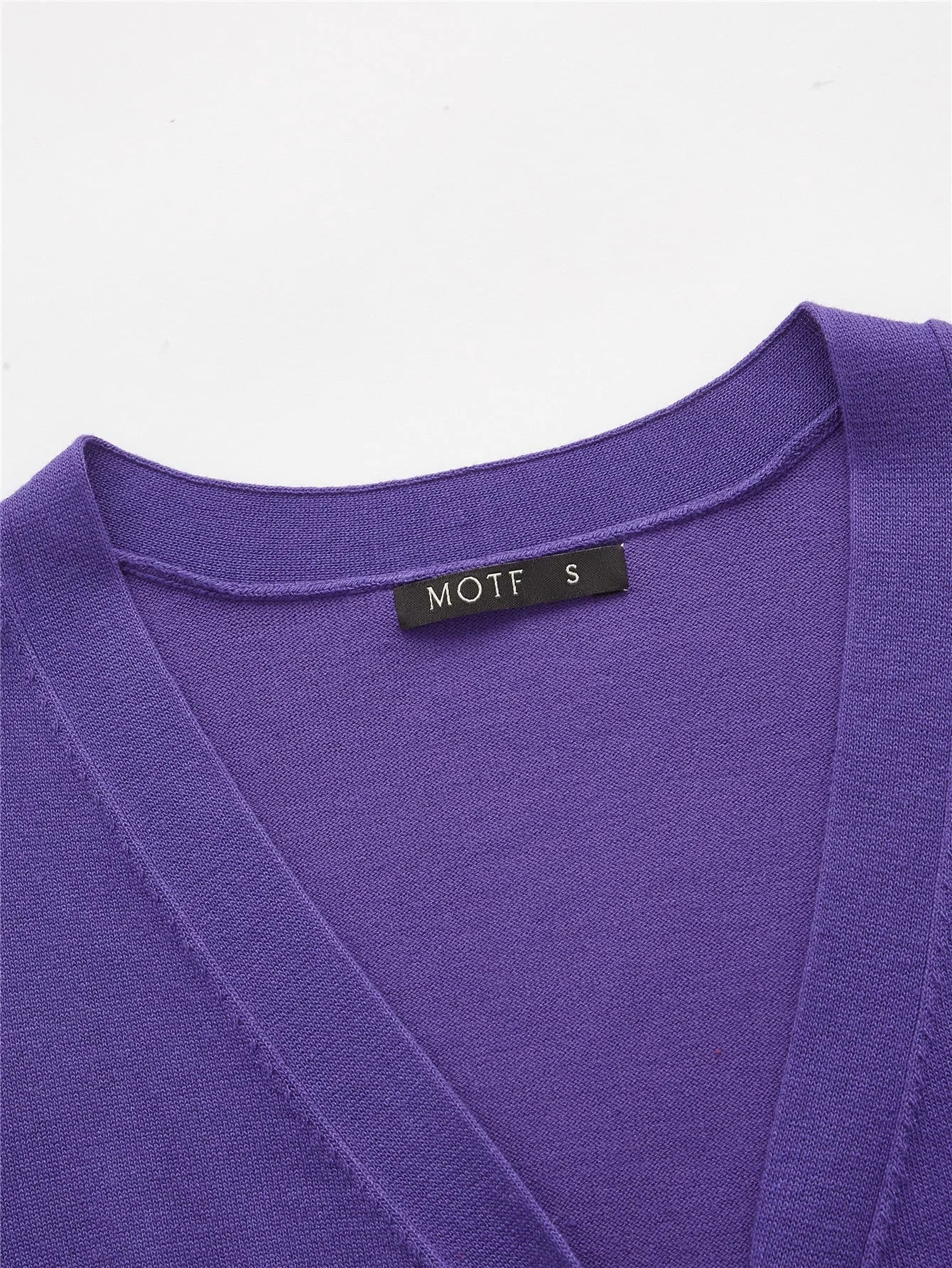 PREMIUM VISCOSE SLEEVELESS BELTED CARDIGAN