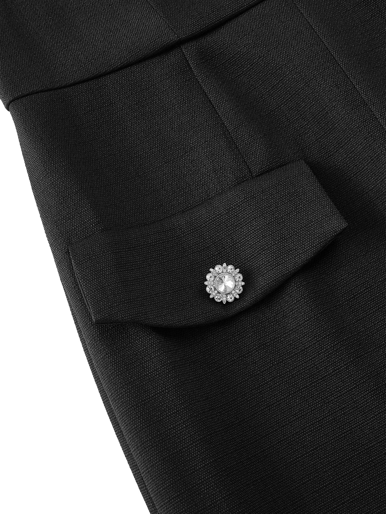 PREMIUM VNECK CAP SLEEVE SPLIT HEM